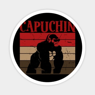 Capuchin Gorilla Vintage Magnet